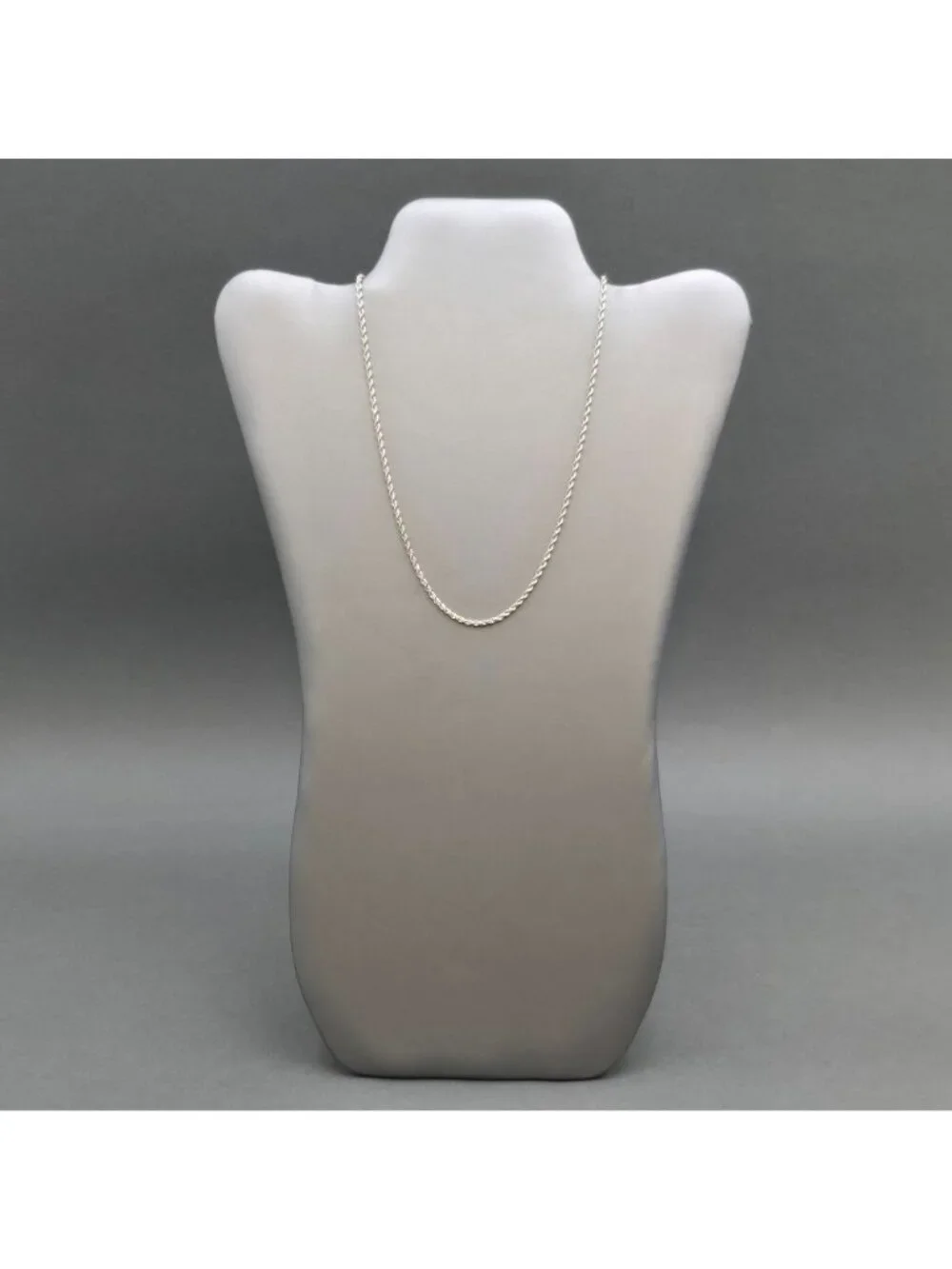 Sterling Silver Rope Chain Necklace Italian Twisted Link 18